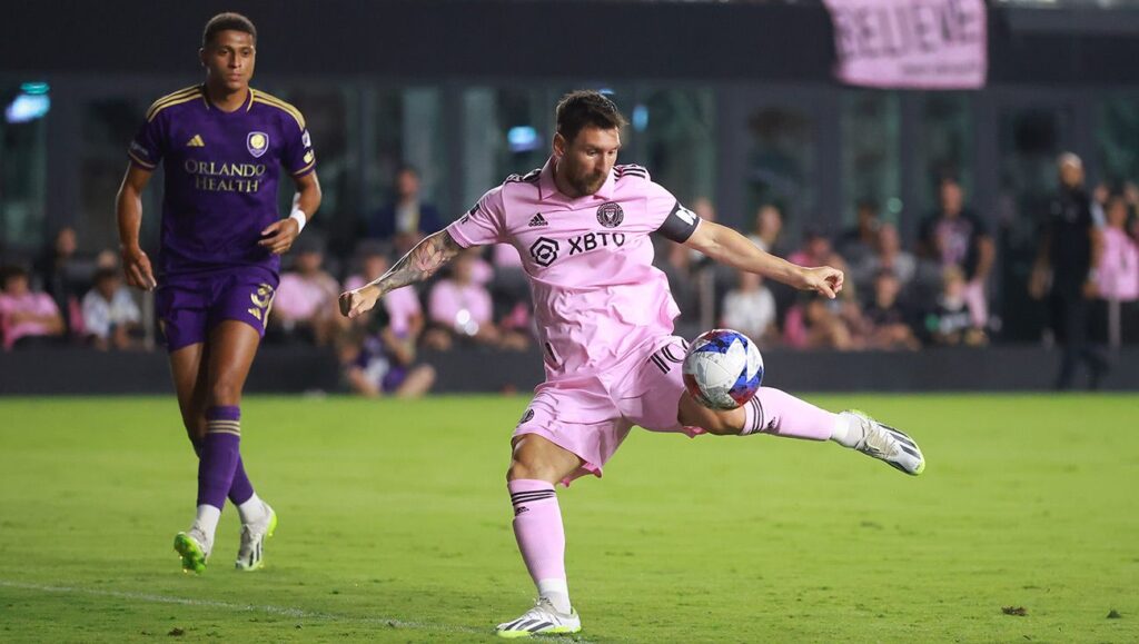 Leo Messi, a great goal against Philadelphia and advanced to the Leagues Cup final (1-4)