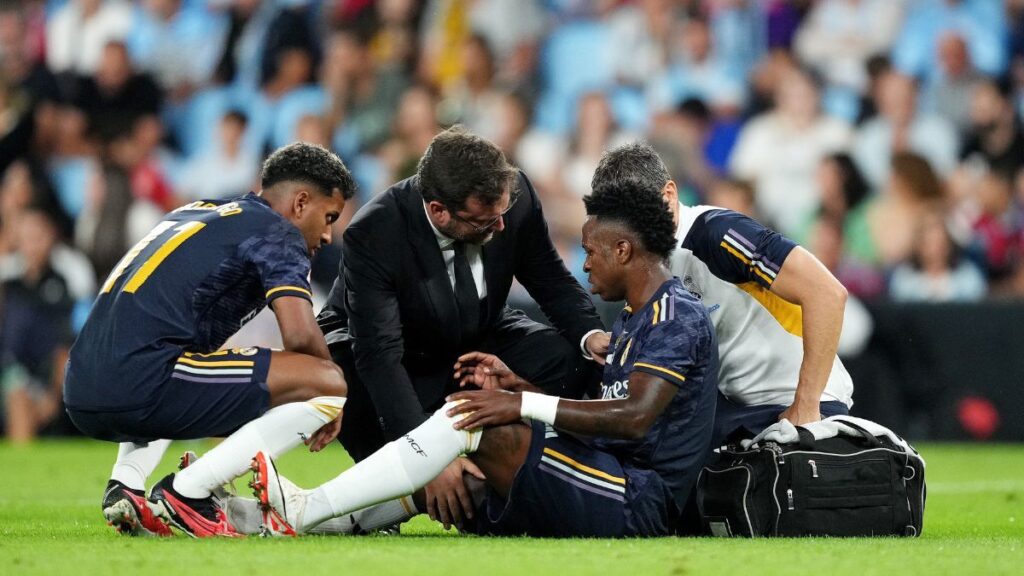 Alarms on! Vinicius Jr, injured in Celta-Madrid