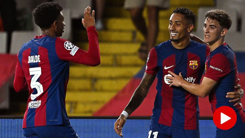 FC BARCELONA-ANTWERP (5-0): Summary video, goals and best plays of the Champions game