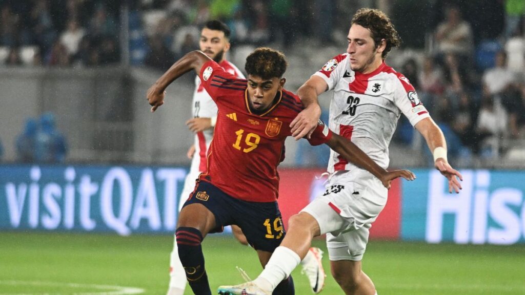 Culé pride! Lamine Yamal makes history with Spain