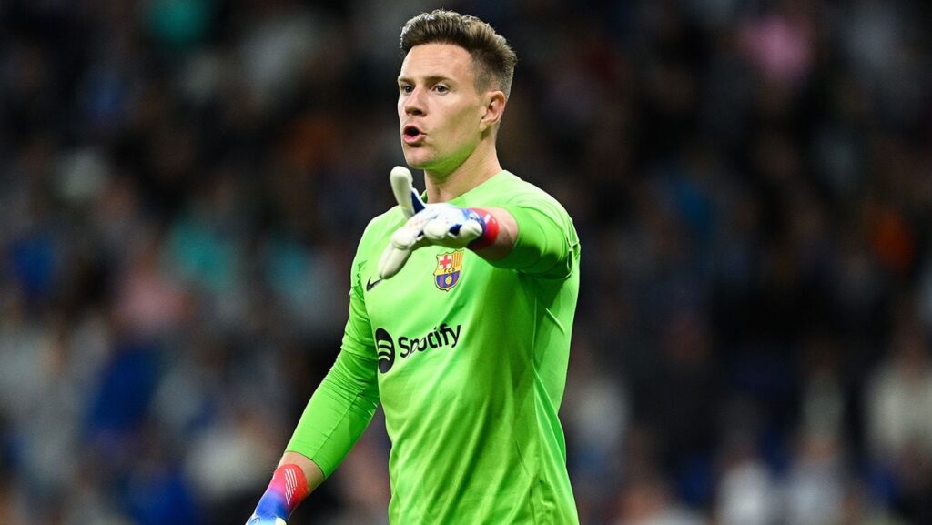 Ter Stegen took a step back in his search for the unbeaten record