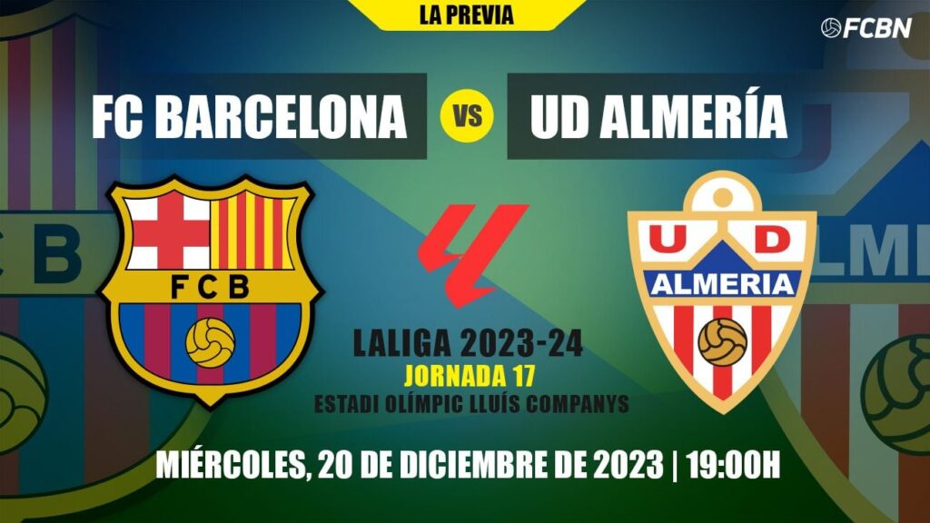 Barça host Almeria with the obligation to close 2023 by winning again in La Liga