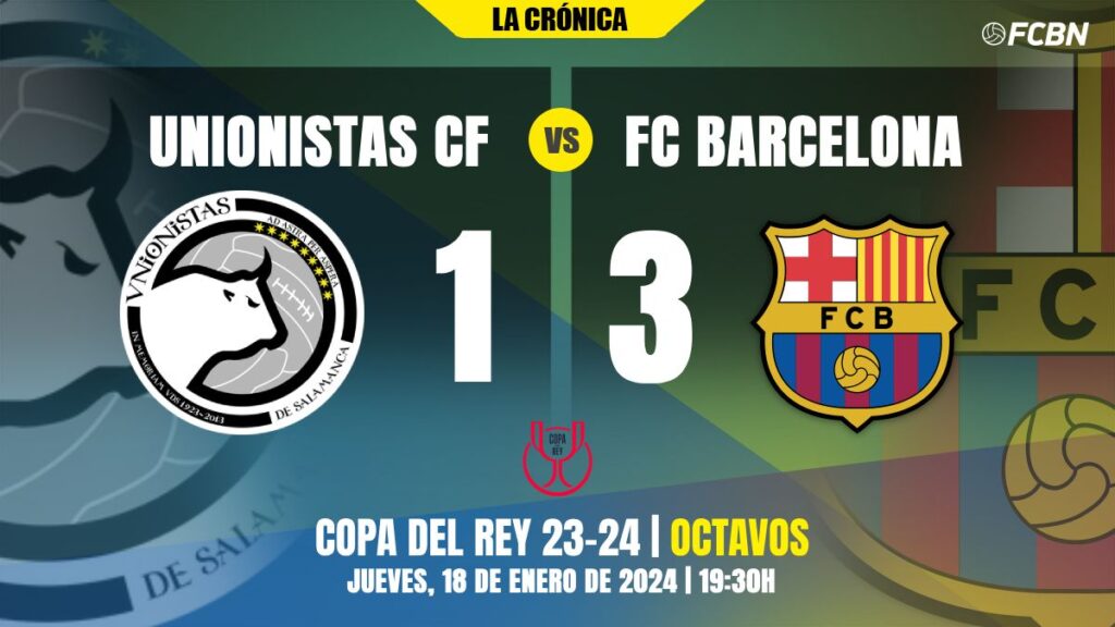 Barça avoids the ‘abyss’ against Unionistas with great goals and is in the quarterfinals of the Cup