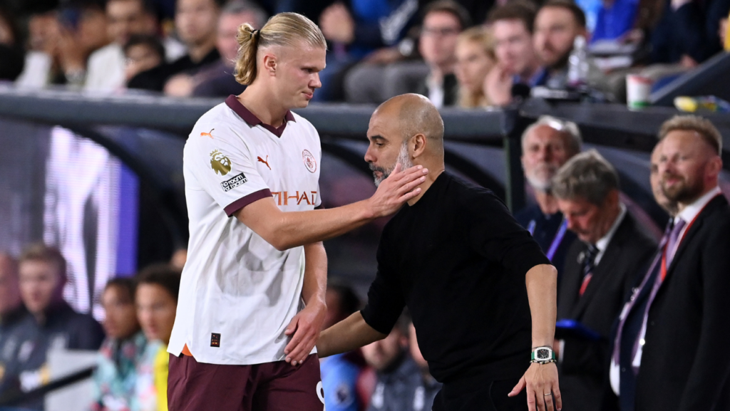 Guardiola talks about Haaland’s ‘KO’ and gets ‘wet’ about the date of his return