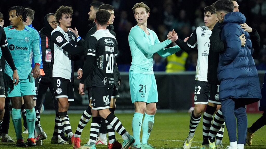 Frenkie Of Jong, ‘of birthday’ with the Barça in Salamanca