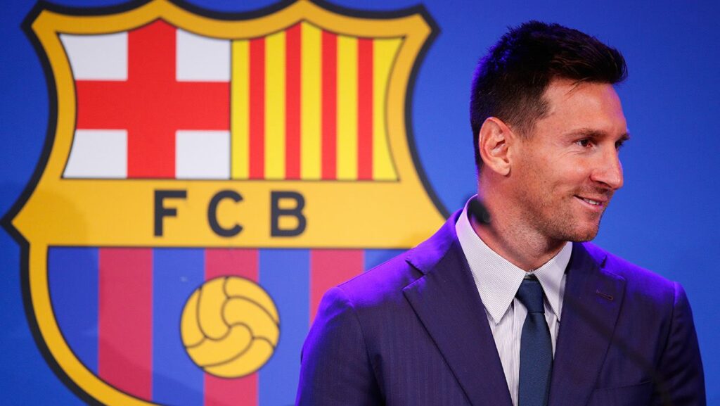 It goes out to auction the napkin that used Rexach for fichar to Messi by the Barcelona