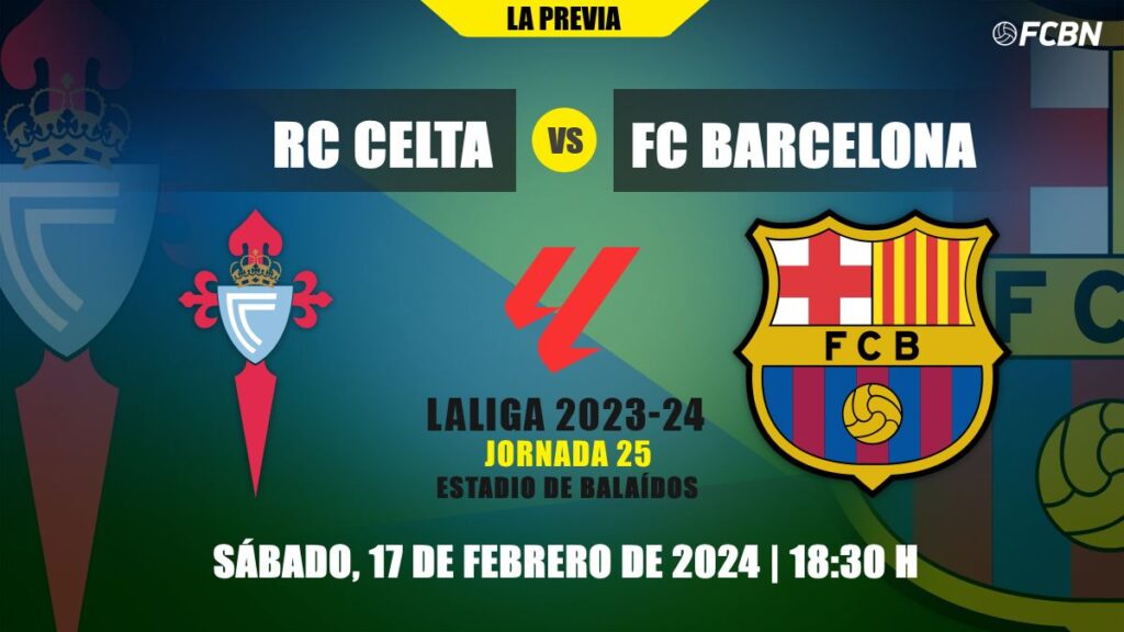 Barça looks for a necessary reaction in the League in Balaídos