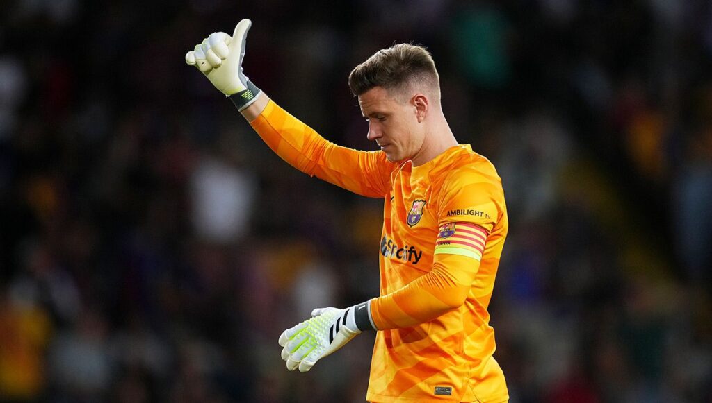 Ter Stegen finally achieved his long-awaited 1st clean sheet after the injury