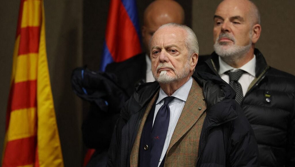De Laurentiis’ brutal anger with a journalist with Politano in the middle