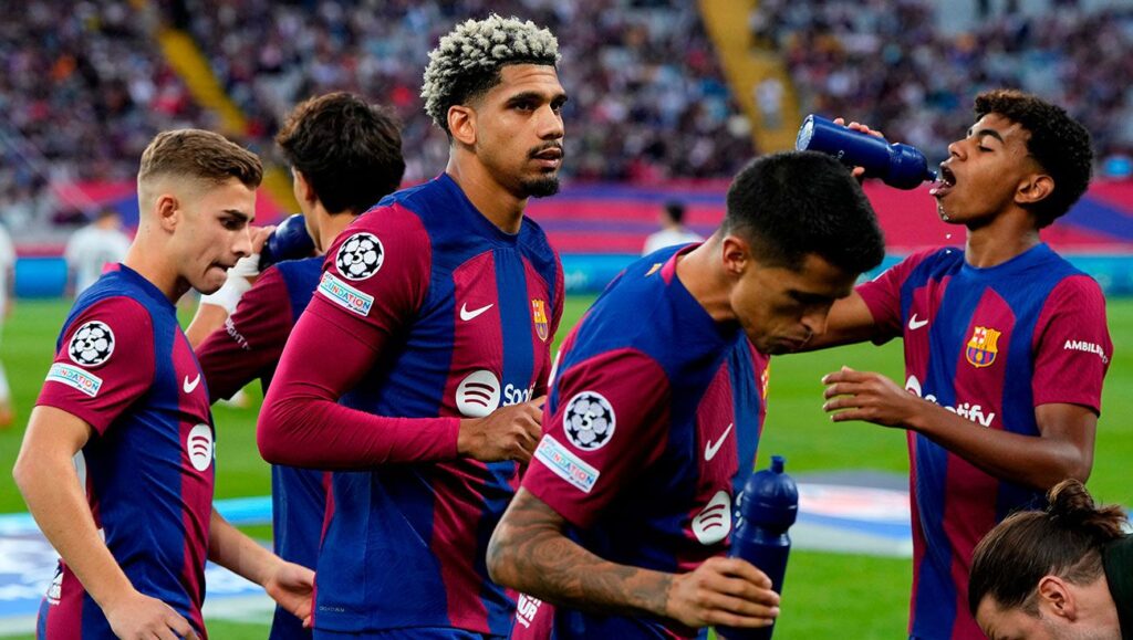 Yellow alert! Araújo, Lamine and Frenkie de Jong among Barça’s 7 players in the Champions League