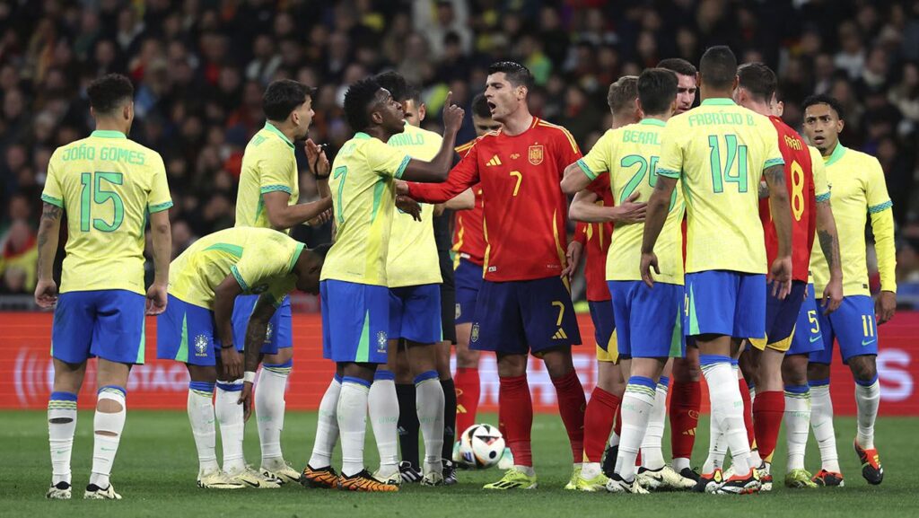 Vinicius messed up again and Endrick attacked Cucurella after scoring 2-2