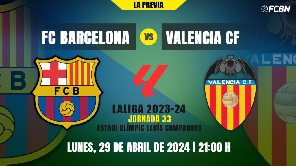 Barça, forced to beat Valencia to recover 2nd place in LaLiga