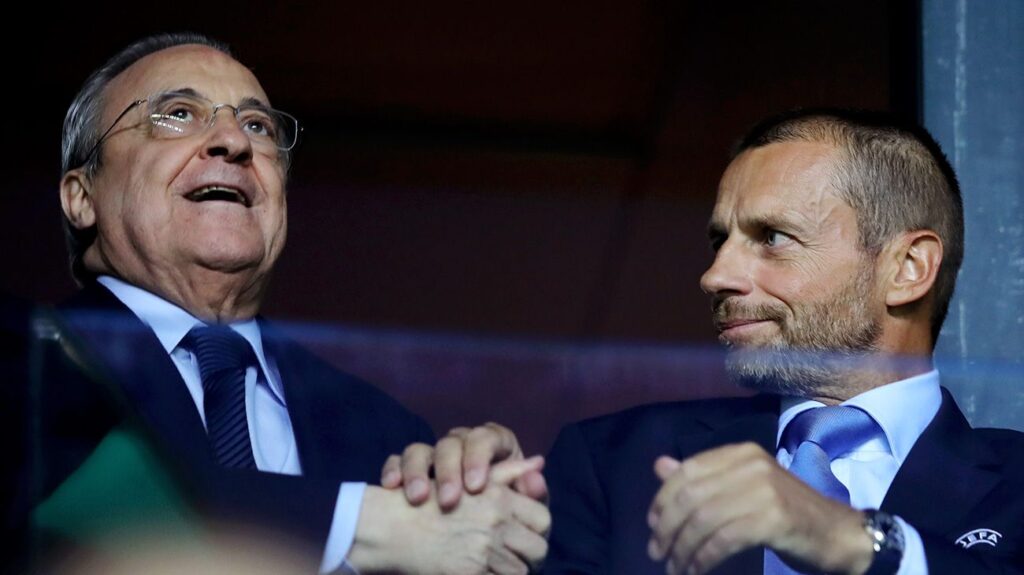 The president of the UEFA smash into Florentino Pérez: “it Is an idiot and a racist”