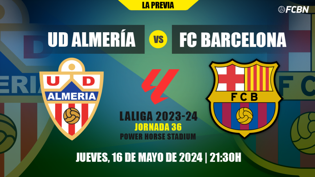 Barça will seek to get back on track to 2nd place in LaLiga EA Sports against a relegated Almería