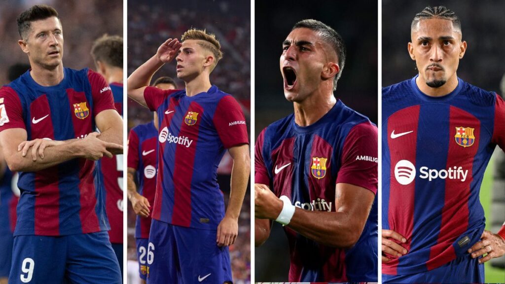 This is how FC Barcelona’s scorers table looks in this 2023/2024 season