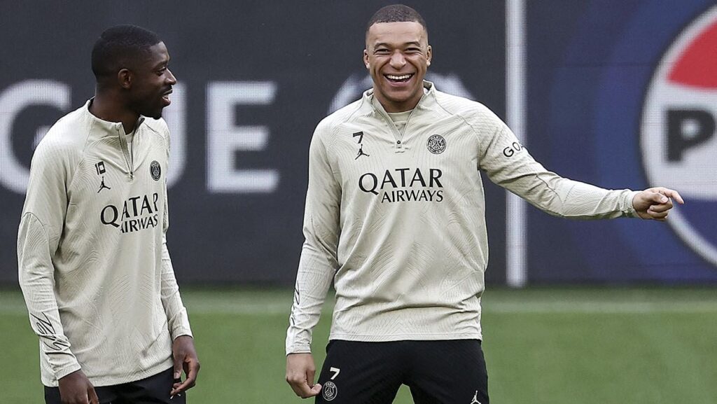 Ousmane Dembélé jokes about Mbappé’s future: “He’s going to Arabia…”