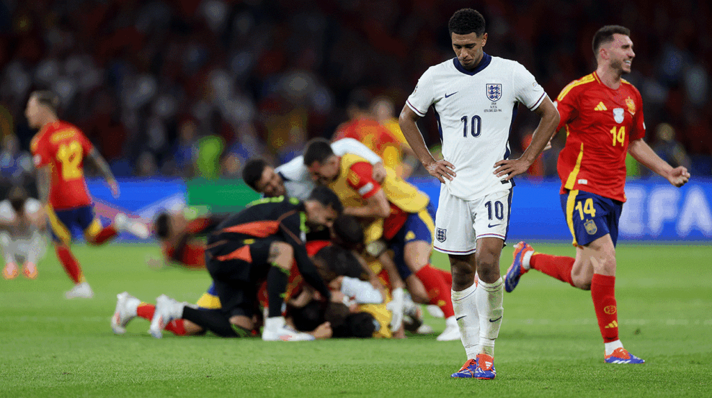 Jude Bellingham, aggressive and frustrated after disappointing with England