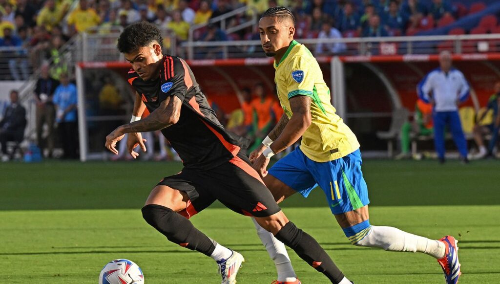 A great goal from Raphinha, insufficient for a Brazil that could not beat Colombia (1-1)