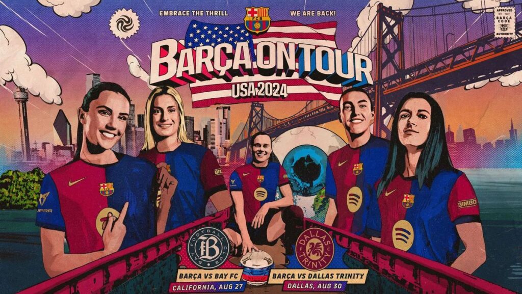 Off to conquer the United States! Barça women’s team heads to North America for pre-season tour
