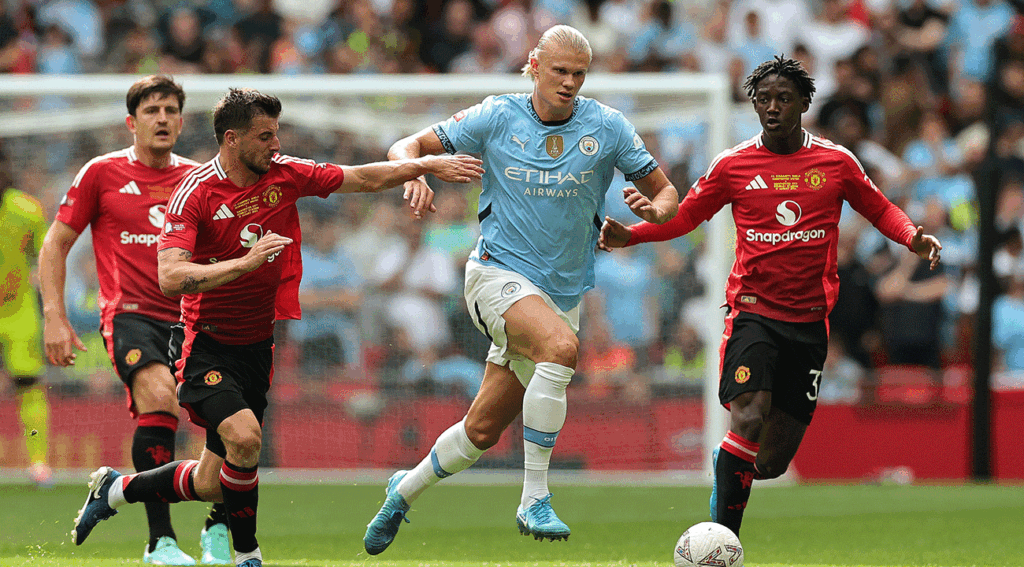 Mind game? Haaland does not give in to Onana’s attempt to miss a penalty