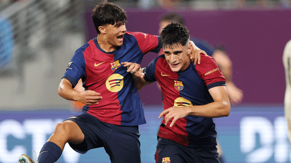 The three main debutants of FC Barcelona in the Joan Gamper Trophy 2024