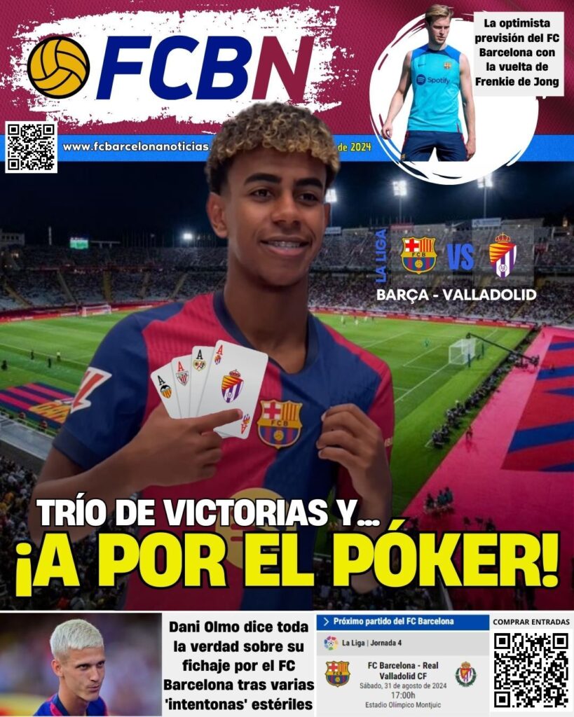 FCBN cover 08/31/2024: TRIO OF WINS AND… GO FOR THE POKER!