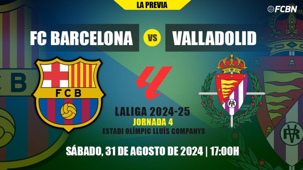 FC Barcelona vs Valladolid: A victory to go into the international break as leaders and undefeated