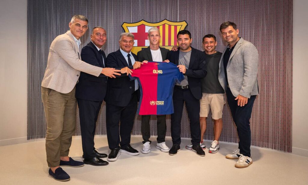 Grateful, excited and ambitious: Dani Olmo’s first words as a FC Barcelona player