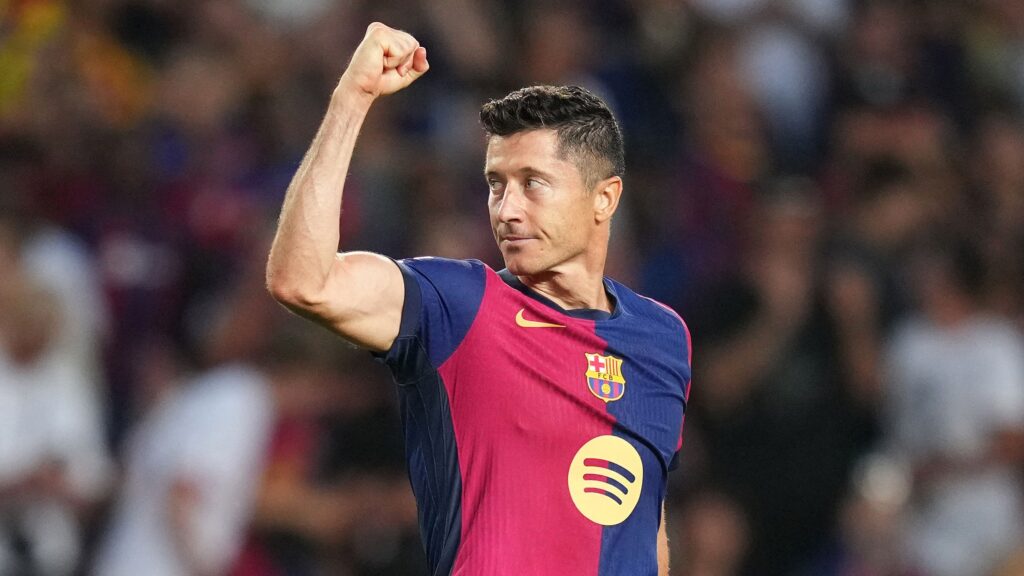 Lewandowski is still ‘on fire’ and is LaLiga’s top scorer