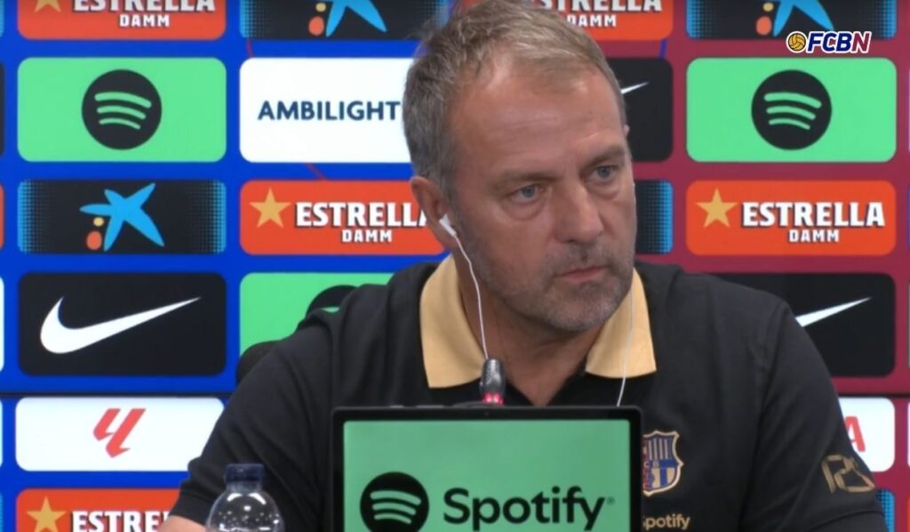Hansi Flick gives the keys to the clash against Girona and reveals if there will be rotations