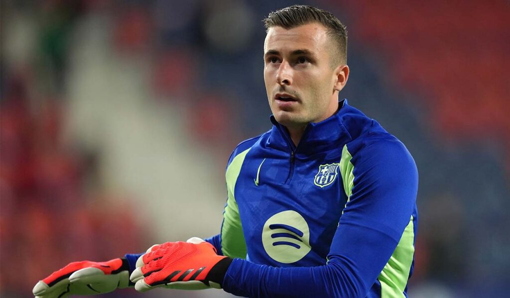 Iñaki Peña, on his way to equaling his average of goals conceded in 2023/24