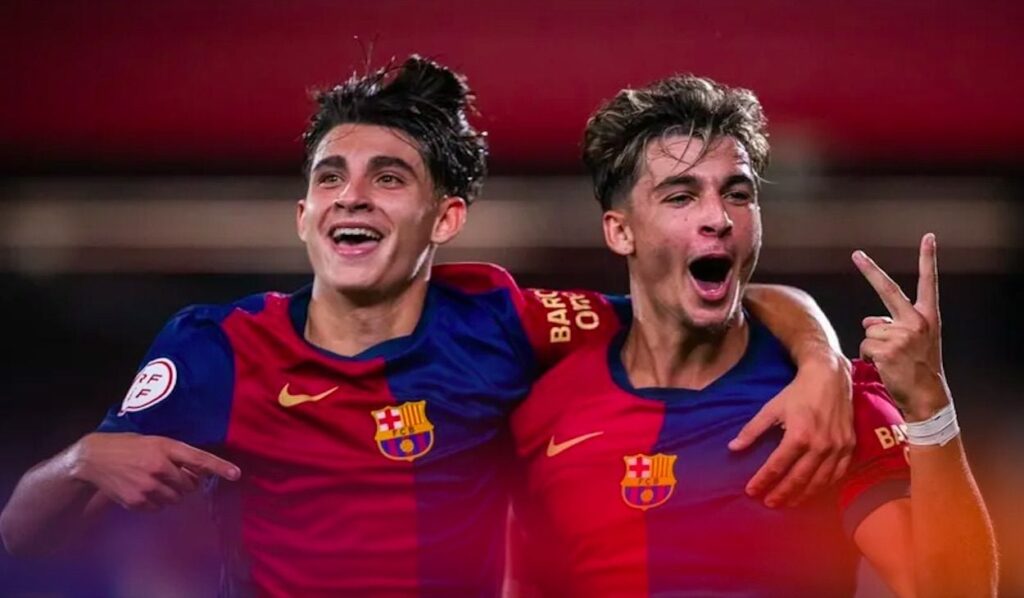Toni and Guille Fernández: the youngest scorers in the history of the Barça reserve team