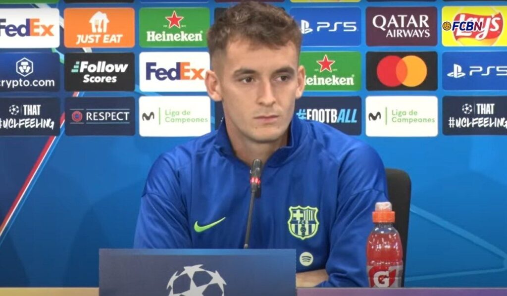 Marc Casadó ‘chest’ for Barça’s squad: “We all have the ambition to win titles”