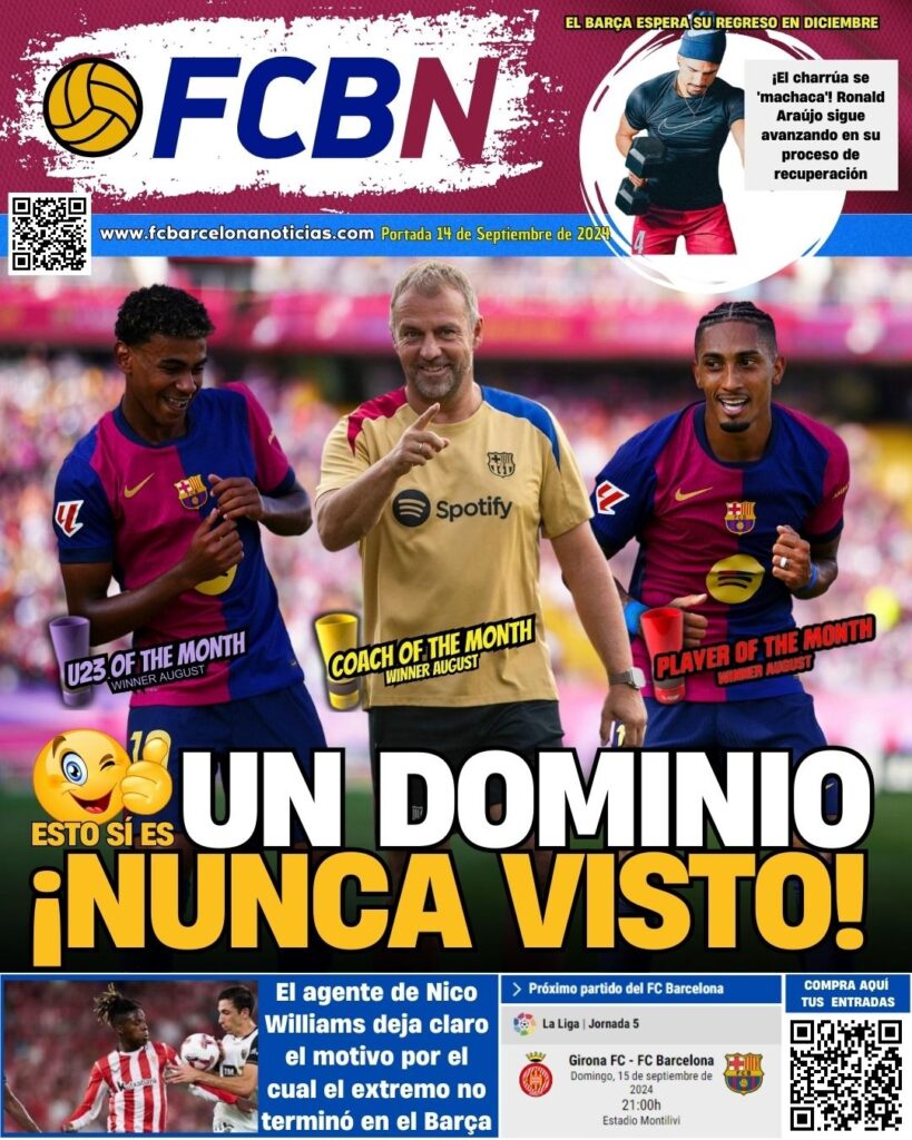 FCBN cover 09/14/2024: A NEVER-SEEN DOMINANCE!