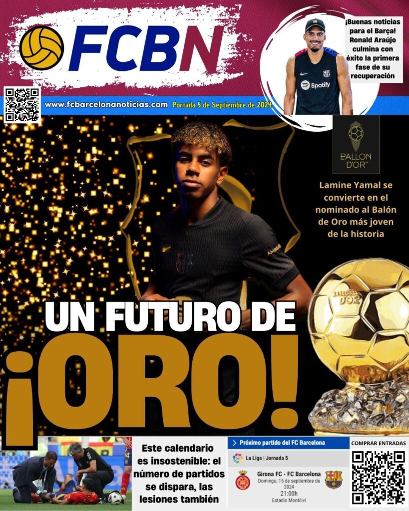 FCBN cover 05/09/2024: LAMINE YAMAL IS GOLDEN