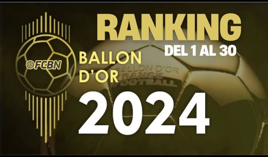 2024 Ballon d’Or: Complete ranking from 1 to 30
