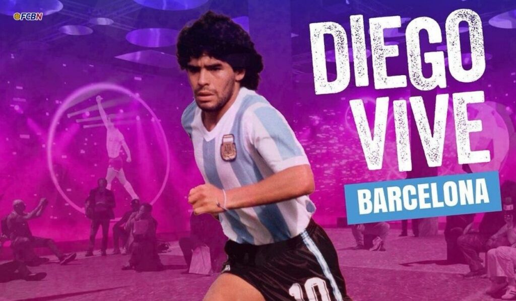 Barcelona celebrates Maradona with the impressive immersive exhibition “Diego vive”