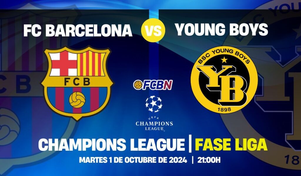Tickets for FC Barcelona vs Young Boys – Champions League 2024-2025