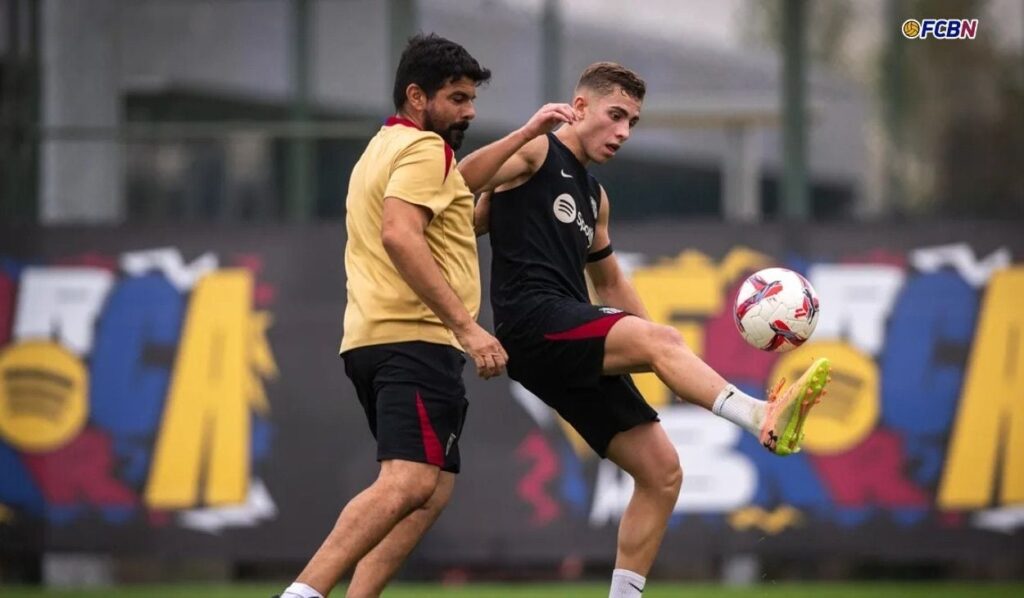 New ‘signing’ for Hansi Flick! Fermín López returns to Barcelona training