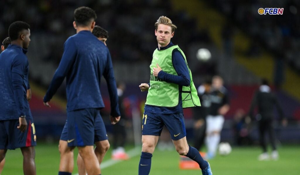Frenkie De Jong returned to play for FC Barcelona 163 days later