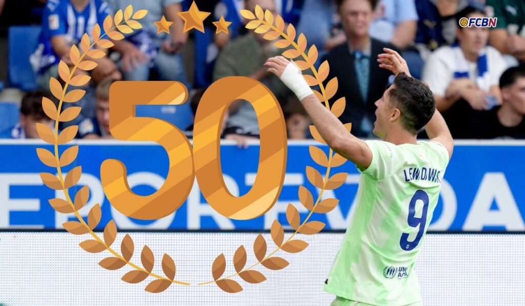 Pichichi Exhibition! Lewandowski surpasses 50 goals in LaLiga