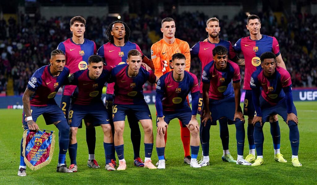 Culé pride! Barça lined up its youngest eleven in the Champions League in 13 years