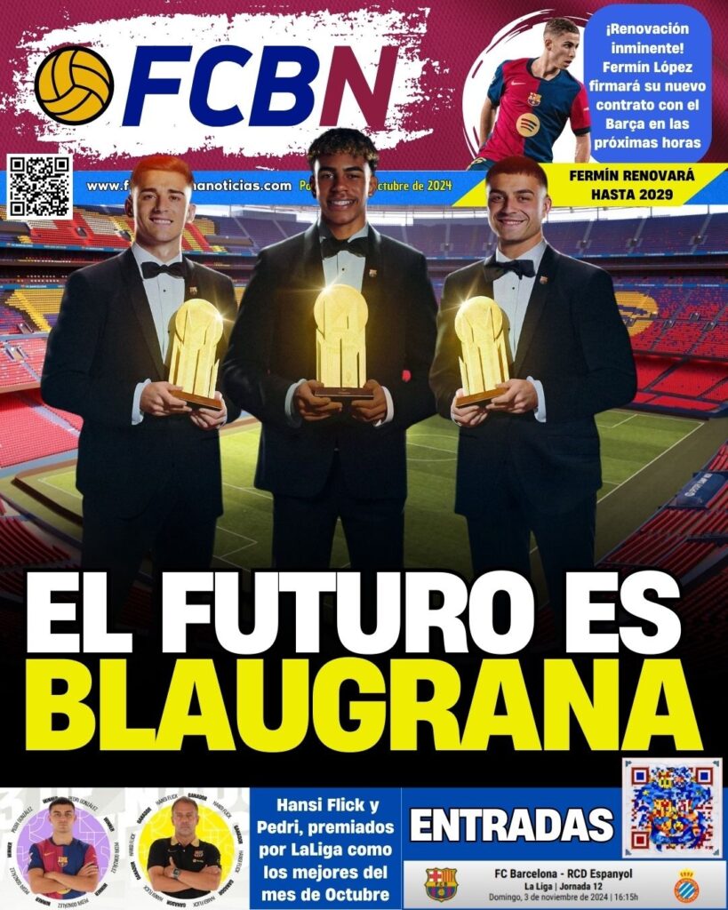 FCBN cover 10/30/2024: THE FUTURE IS BLAUGRANA