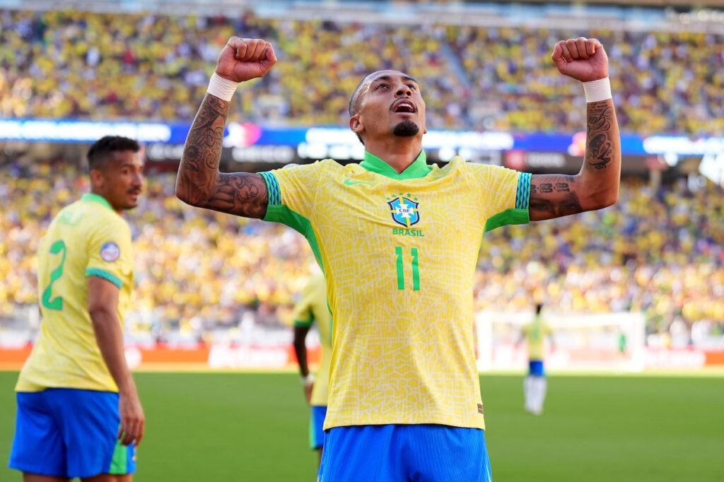 Raphinha named in Brazil squad for matches against Chile and Peru