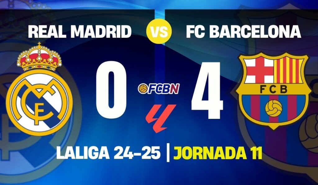 Real Madrid 0-4 FC Barcelona: Time changes and cycle changes