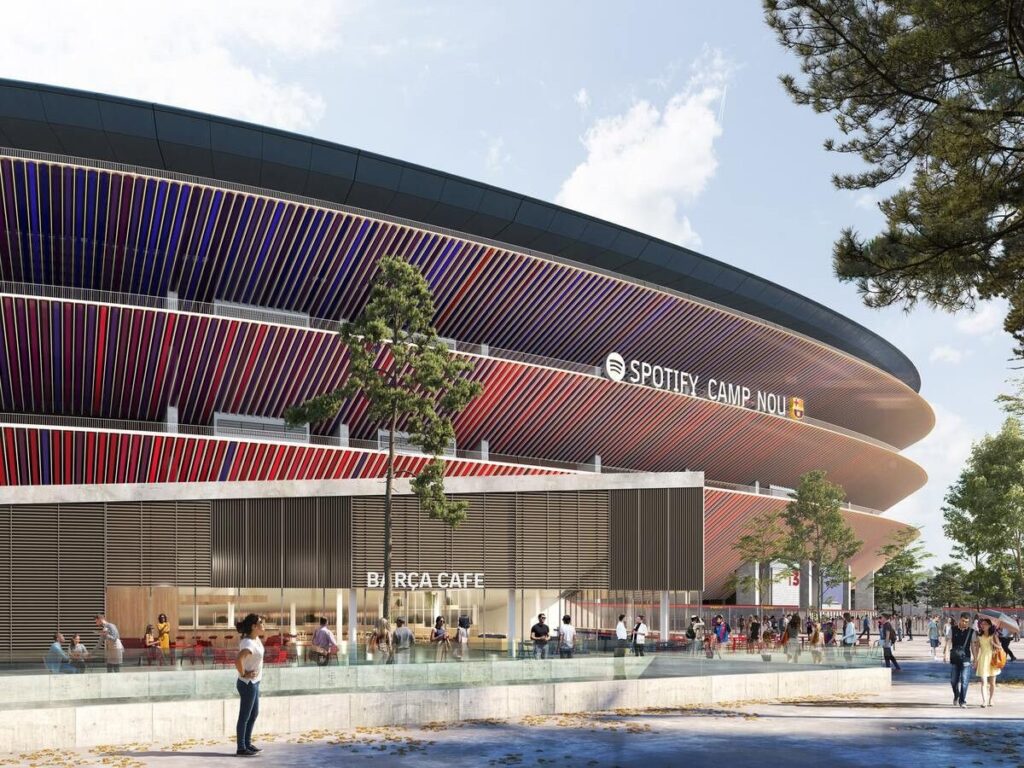 SPECTACULAR TIMELAPSE OF THE SPOTIFY CAMP NOU CONSTRUCTION