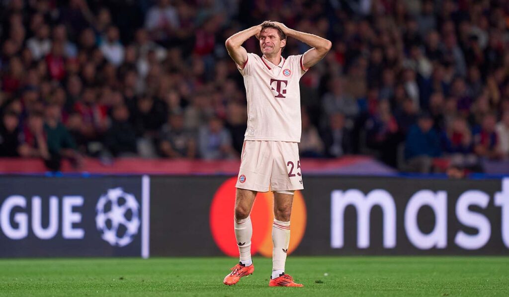 Thomas Müller recognizes his admiration for FC Barcelona after the beating of Bayern