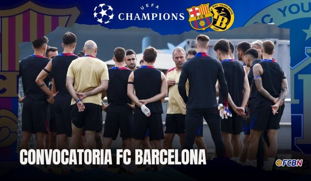 FC Barcelona squad for the match against Young Boys – Champions League 2024-25
