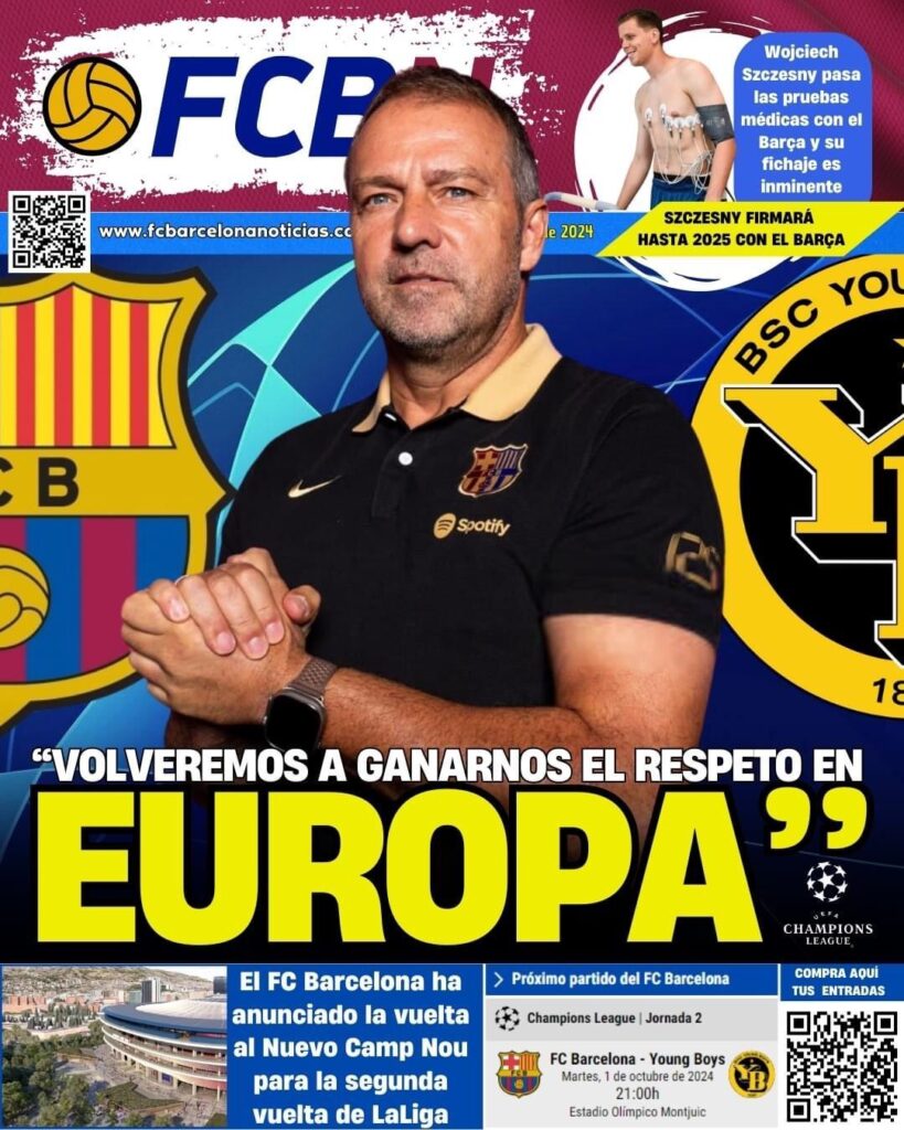 FCBN cover 10/01/2024: WE WILL EARN THE RESPECT OF EUROPE AGAIN