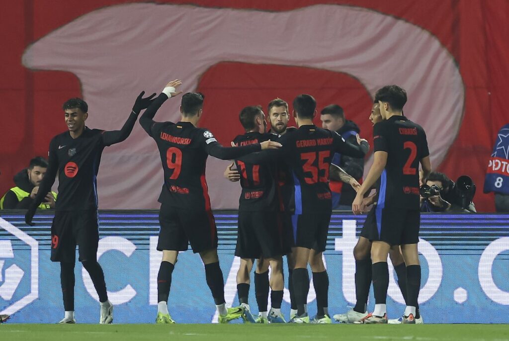 RECORD: Barcelona’s third consecutive Champions League game scoring four or more goals